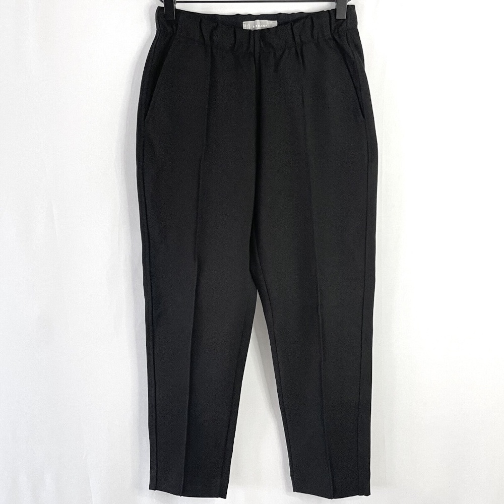 New Everlane The Dream Pant Elastic Waist Tapered Leg Knit Pants Black Size XS - Picture 4 of 16